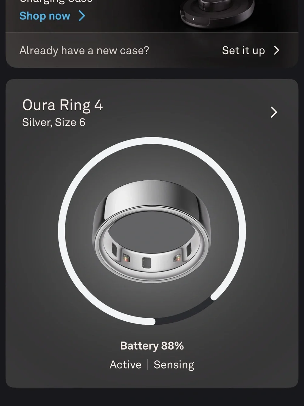 Oura Ring 4 Silver